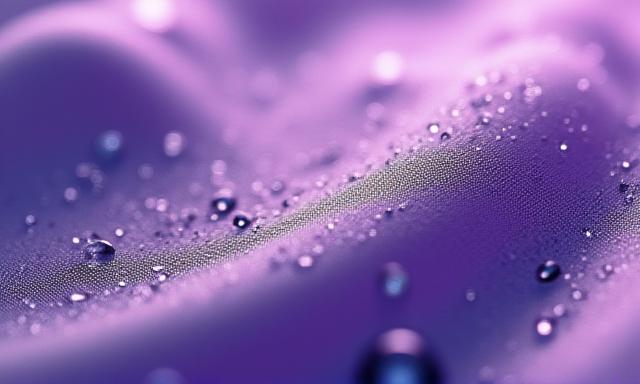 速乾素材のクローズアップ